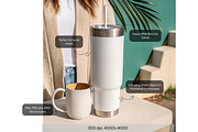 Travel Tumbler & Mug Scene PSD, a Product Mockup by MockupWizard (Thumbnail 2 of 5)