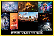 160+ Dark Magic spell Overlay Effect, an Object Graphic by Mikel Blazgad (Thumbnail 6 of 11)
