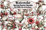 Spring Easter Bundle, an Illustration by Design Market (Thumbnail 1 of 3)