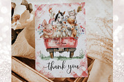 Farm Animals Watercolor Clipart, an Animal Illustration by BigCakeBee (Thumbnail 4 of 4)