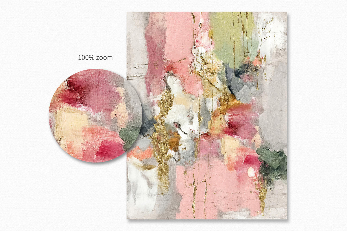 Rose and Sage Abstracts, a Decorative Illustration by rileyBgraphics (Photo 7 of 7)
