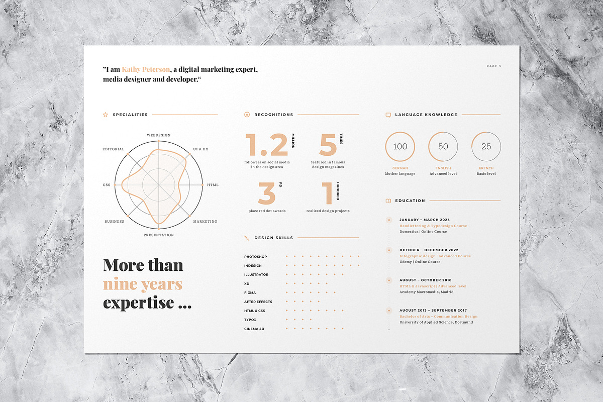 Outstanding Application Template, a Resume Template by Template Temple (Photo 3 of 8)