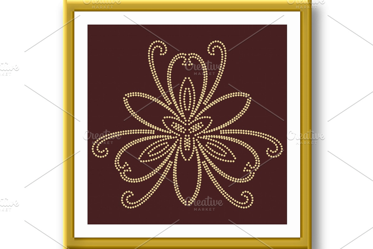 Floral Vector Abstract Pattern, a Decorative Illustration by FineArtStudio (Photo 2 of 3)