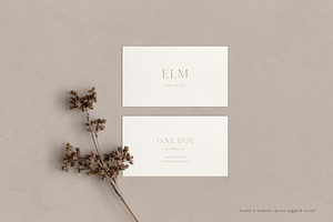 Elm - Business Card Mockup Kit