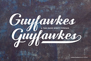 Guyfawkes Script, a Script Font by Luxima (Thumbnail 1 of 8)