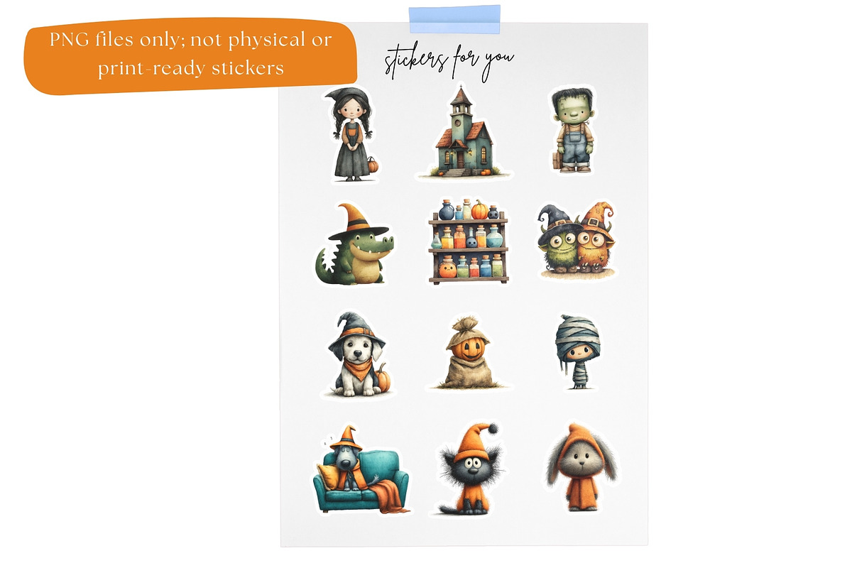 Spooky Halloween Clipart Bundle, a Seasonal Illustration by Nicole Branger Art (Photo 17 of 22)