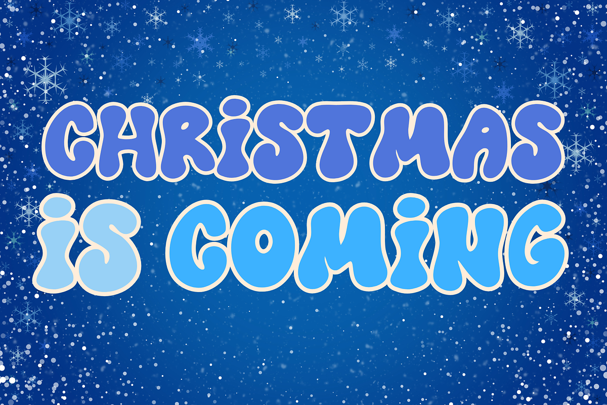 Hello Winter is a retro groovy font, a Handwritten Font by Brown Cupple (Photo 3 of 7)