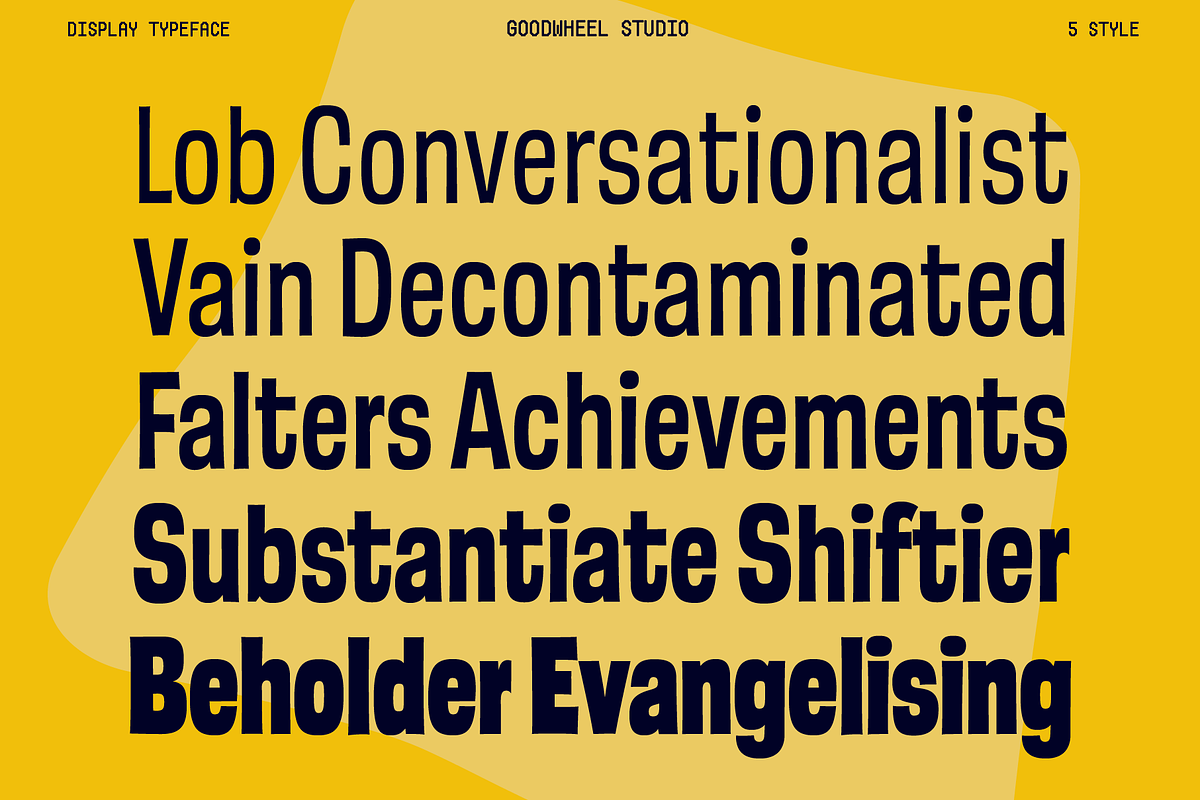 GW Swingstar, a Sans Serif Font by Goodwheel Studio (Photo 11 of 13)