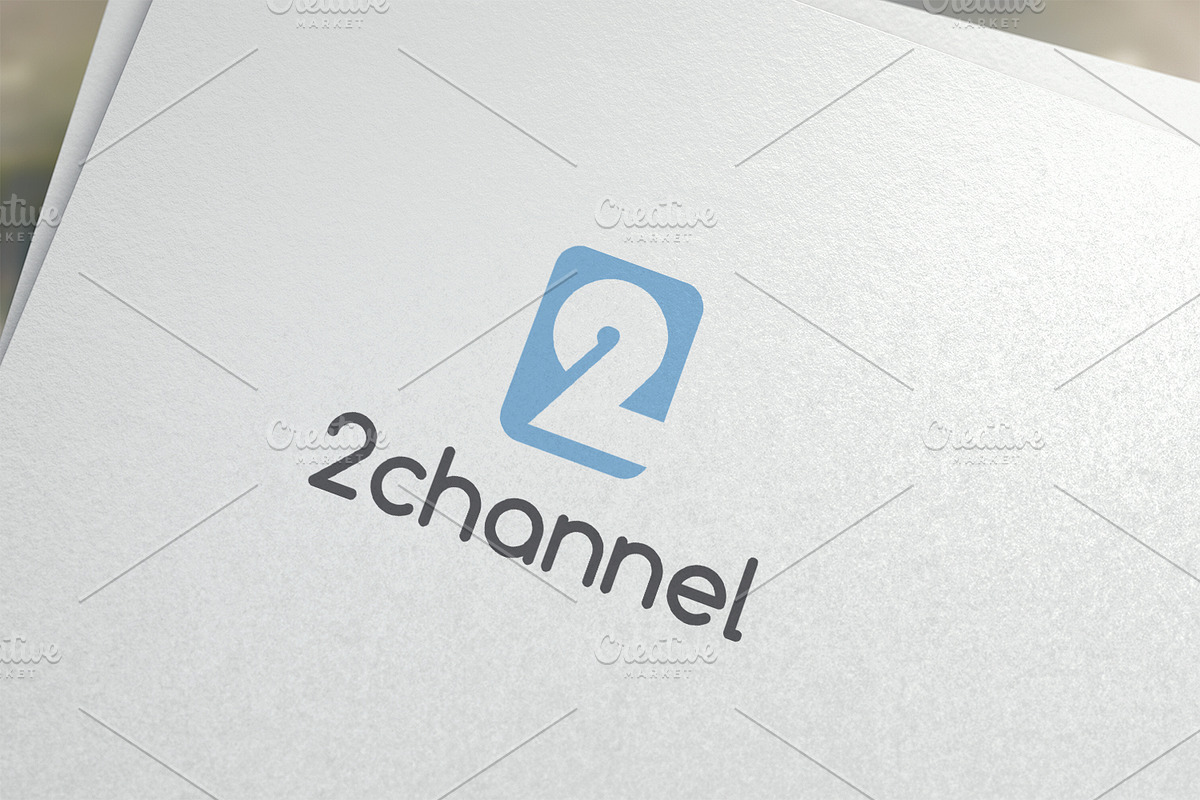 2 Channel News - Number Two Logo, a Branding & Logo Template by Sahade Studio (Photo 2 of 4)