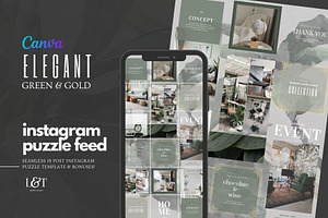 Elegant Instagram Puzzle Template