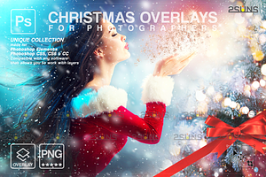 Christmas Photoshop overlay