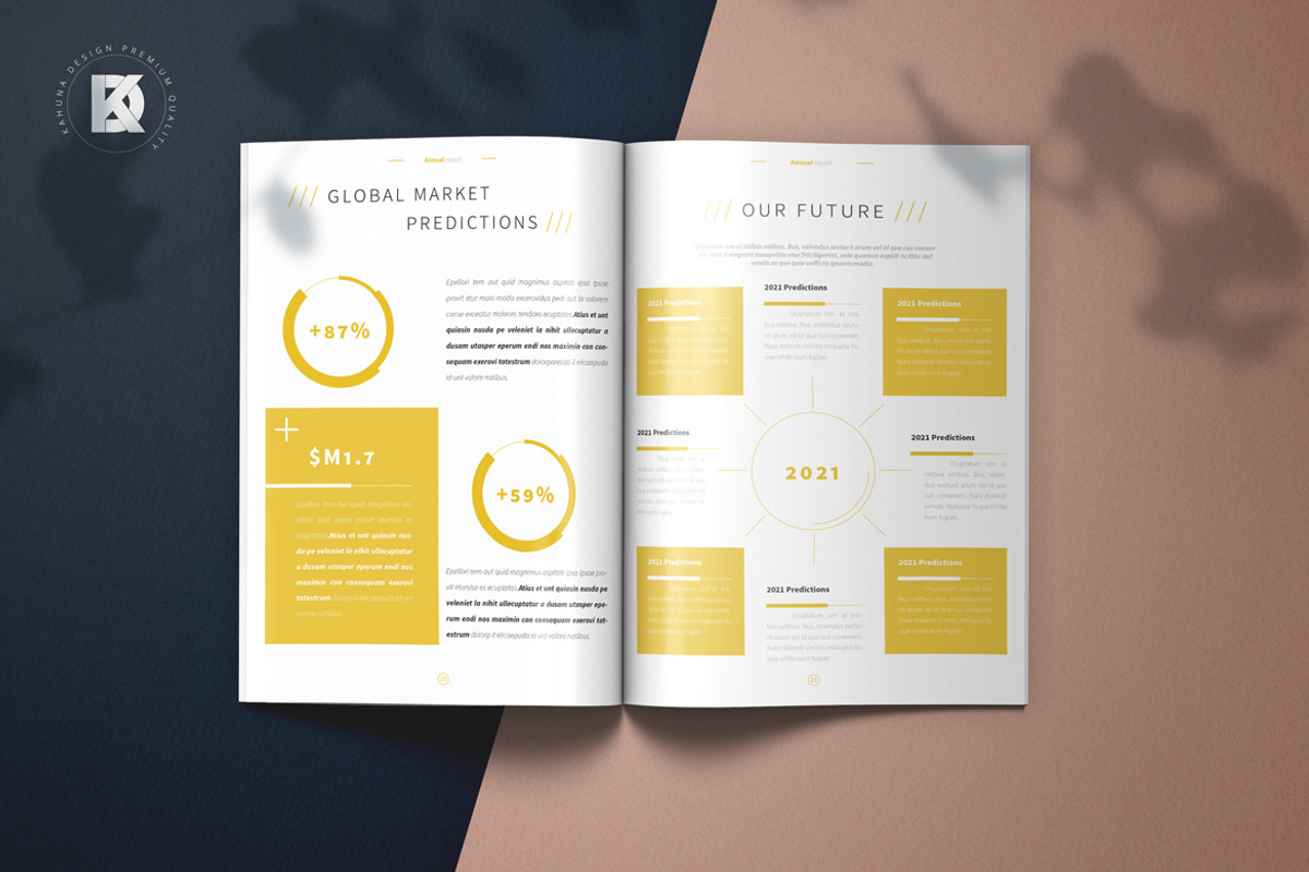 Annual Report, a Brochure Template by Kahuna Design (Photo 2 of 11)