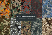 Flecktarn Camo Seamless Patterns, a Pattern Graphic by 3Y_Design (Thumbnail 1 of 6)