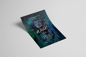 Stay Wild And Free Flyer Template