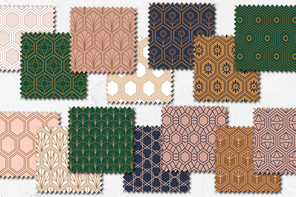 Art Deco Patterns, a Pattern Graphic by InaCorart (Photo 3 of 9)