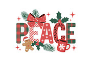 Holly Christmas Quote Decor SVG, an Object Graphic by yasushie (Thumbnail 7 of 16)