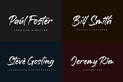 Bill Smith | Handwriting Font, a Script Font by Ghuroba Studio (Thumbnail 2 of 9)