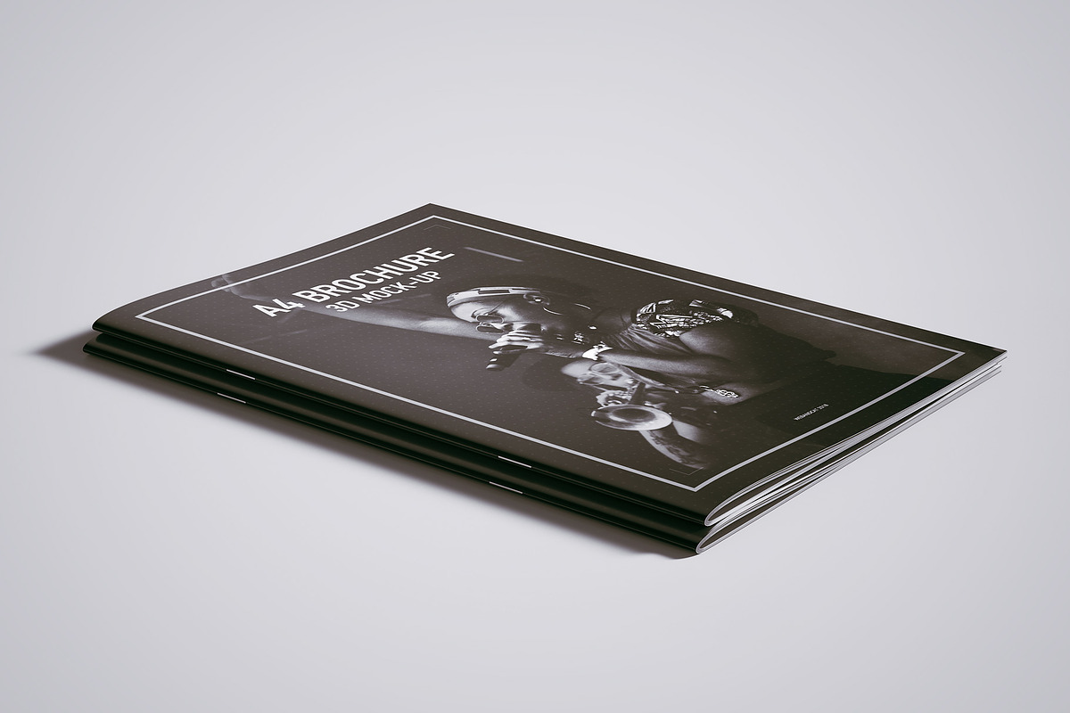 A4 Magazine | Brochure Mock-up, a Books & Magazine Mockup by WebAndCat (Photo 4 of 32)