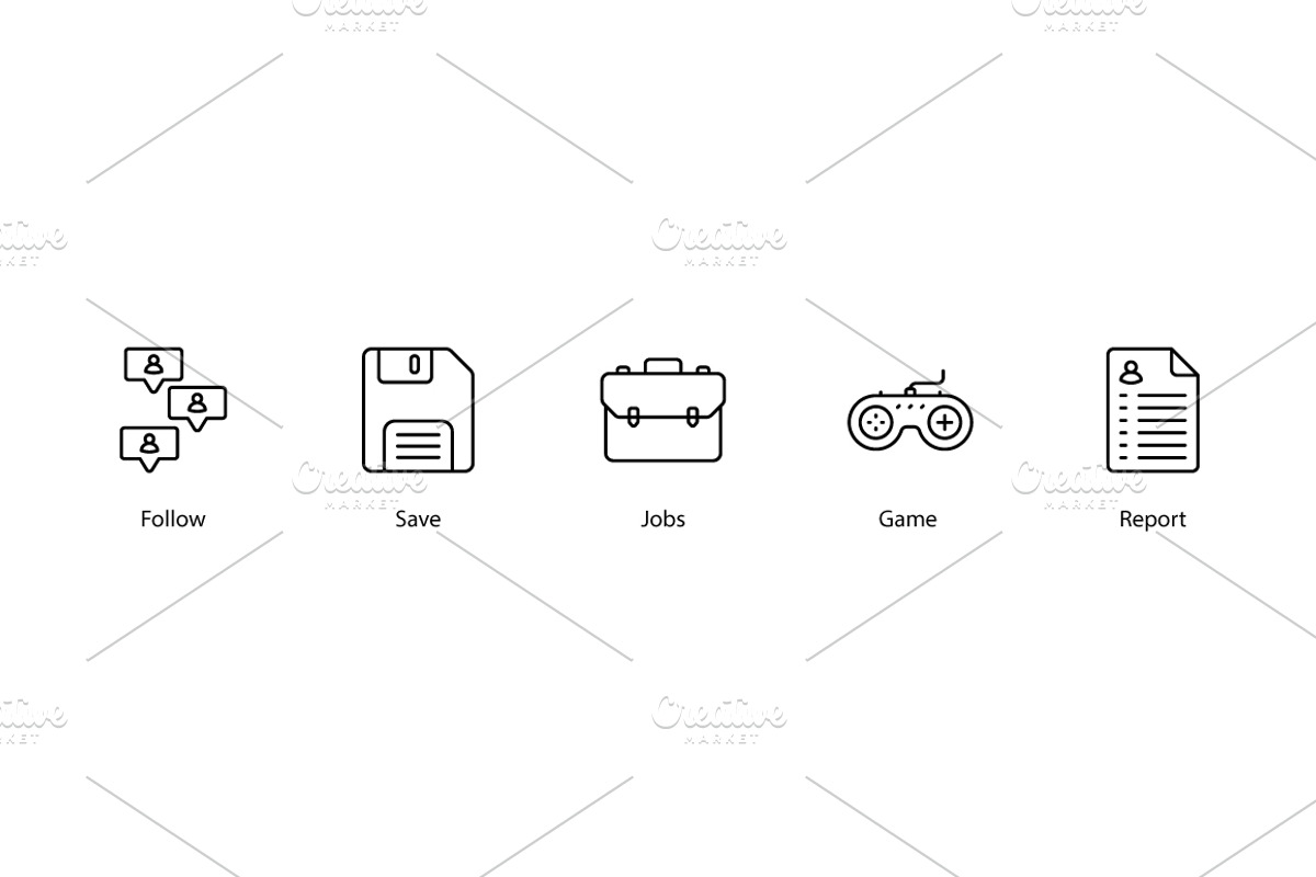 Social Media icons, an Icon by Vector Squad (Photo 5 of 5)
