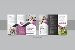 School admission trifold brochure, a Brochure Template by Pavel_design
