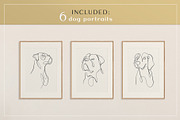 Dog - one line illustrations, an Animal Illustration by Anna.Klets (Thumbnail 4 of 12)