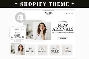 Minimalistic Shopify Theme, a Shopify Template by AdvertFox