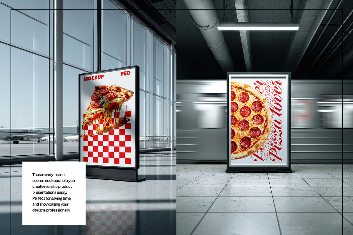 Urban Street Billboard Mockup Bundle, an Advertising Mockup by Mego-studio (Photo 5 of 11)