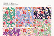FLORAMA 6 Floral Seamless Patterns, a Pattern Graphic by Veris Studio (Thumbnail 11 of 34)