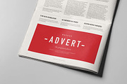Newspaper Adverts Mock-up, an Advertising Mockup by Yogurt86 (Thumbnail 6 of 9)