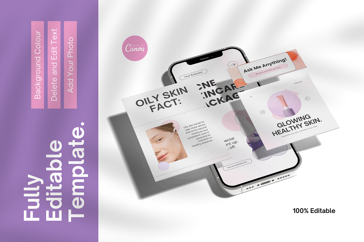 120 Beauty Instagram Template, a Social Media Template by Branding Victory STD (Photo 4 of 10)
