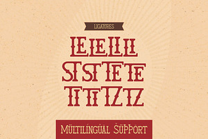 Lemunost Western Slab Serif Font