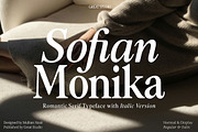 Sofian Monika Serif, a Serif Font by Mulkan Nazir (Thumbnail 1 of 15)