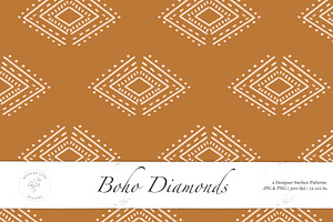 Boho Diamonds Surface Pattern