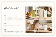 50 Aesthetic iPhone Canva Mockups, an iPhone Mockup by Matisse Studio (Thumbnail 2 of 10)