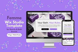 Bath & Body Wix Studio Template, a Wix Template by Collette Collabs
