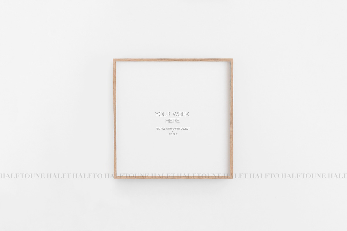 Mockup Frame Customizable 1x1 Ratio, a Background Graphic by HALFTOUNE (Photo 7 of 8)