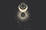 Cosmic signs and symbols, a Decorative Illustration by Chikovnaya (Thumbnail 4 of 21)