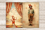 Circus Junk Journal Paper | Carnival, a Person Illustration by GlamArtZhanna (Thumbnail 9 of 10)