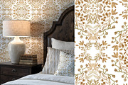 Cottagecore Beige Wallpaper, a Wallpaper Graphic by Webvilla Studio (Thumbnail 4 of 6)