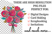 Watercolor Valentine's Day clipart, an Illustration by Daily.Designs (Thumbnail 2 of 5)