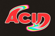 Acid Text Effect, a Layer Style Add-On by Design Squad (Thumbnail 6 of 8)