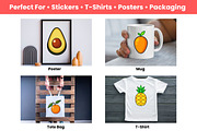 Fruit Clipart Bundle, a Food Illustration by Awieee1 (Thumbnail 5 of 5)