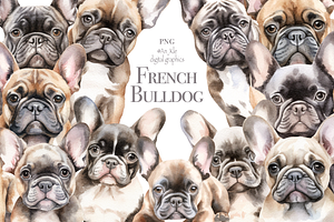 French Bulldog, an Animal Illustration by TheCuteShop