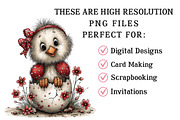 Whimsical Easter Chick Clipart, an Illustration by OK Design (Thumbnail 5 of 6)