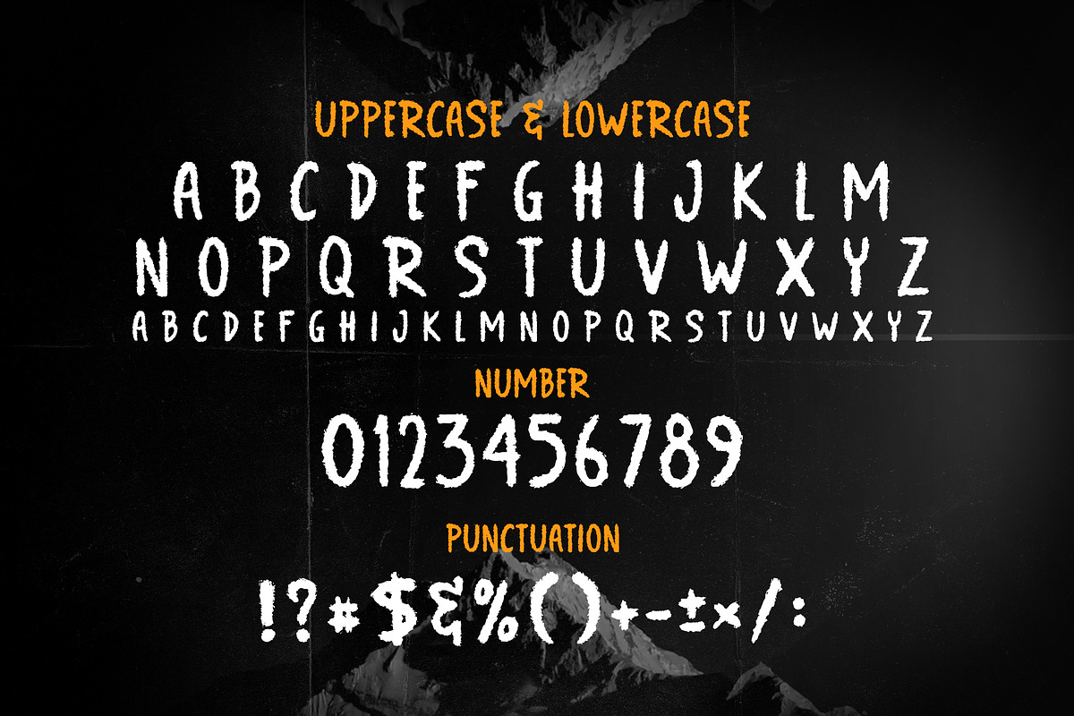 Factory Adventures Grunge Brush, a Blackletter Font by dansdesign (Photo 2 of 12)
