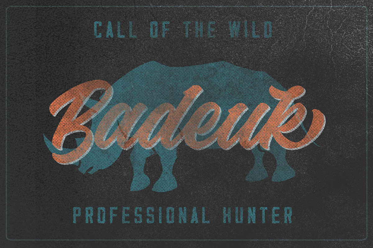 Quicken Vintage Logo Font preview 6