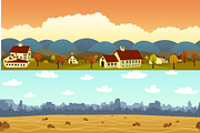 10 seamless cartoon landscapes, an Illustration by SHMEL_Studio (Thumbnail 5 of 5)