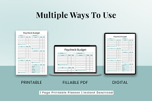 Budget Planner Book