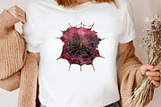 Watercolor Burgundy Halloween, an Illustration by Canvas Craft (Thumbnail 7 of 8)