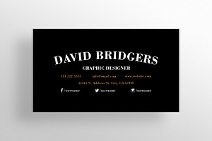 The Speakeasy - Business Card